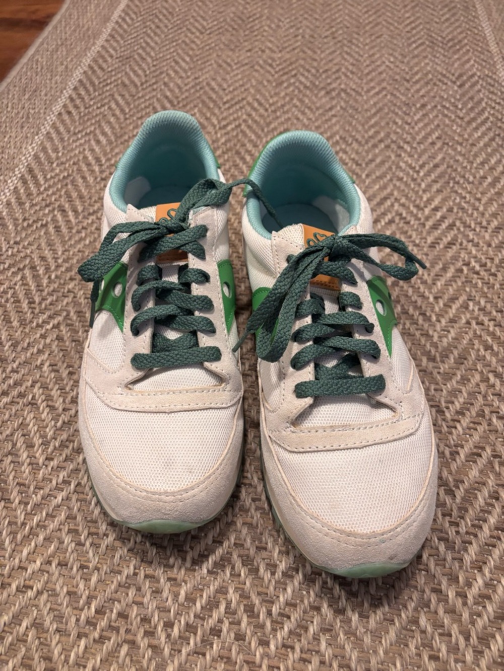 Saucony Jazz 81 Shamrock Sneakers Size 8 - Picture 2 of 9